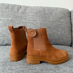 New Ralph Lauren Women's Brown Suede Ankle Boots